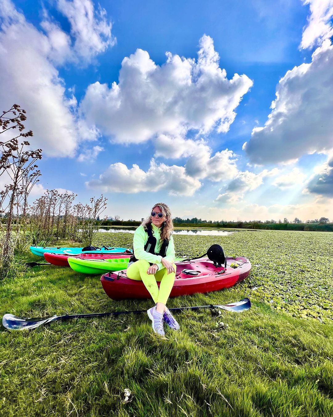 Recorrido en kayak por los canales de Xochimilco